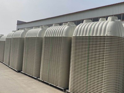 【隆康】SMC模压玻璃钢化粪池  防腐抗压污水处理设备沉淀池  1.5立方三格化粪池图1