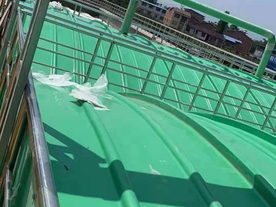 玻璃钢污水池集气罩 污水处理池盖板 污水池盖板价格 润达环保 支持定做