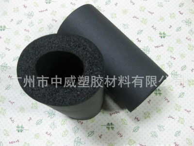 厂家橡塑带格子铝箔保温管空调保温 专用
