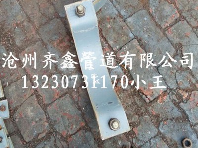 齐鑫直销101110017双孔管夹，无保温管道用三孔管夹，质量保证图1