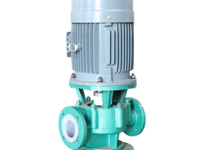 JiangNan/江南泵业GBF 衬氟管道泵 聚四氟管道泵 立式循环抽酸水泵 磷酸管道泵 GBF80-30图1
