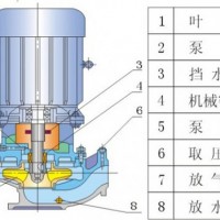 IRG125-160长沙立式热水管道泵