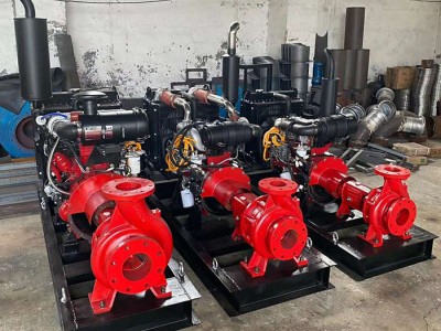 应急排涝消防泵 柴油机消防泵组 市政工程给排水消防泵图1