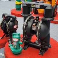 恒泰QBY4-10/15气动隔膜泵 矿用气动隔膜泵 杂质污水隔膜泵 双隔膜泵