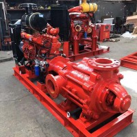 正济柴油机消防泵 柴油机多级消防泵 资质齐全