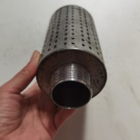 方鸿 矿用隔膜泵不锈钢消声器 降噪气动隔膜泵消音器配件