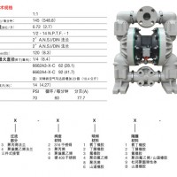 美国英格索兰ARO2寸气动隔膜泵6662A3-344-C塑料***强酸泵 英格索兰气动隔膜泵