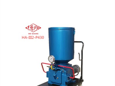 启东博强HA-III3-430/60电动润滑泵DRB-P430干油润滑泵单线移动式HB-P启东润滑泵高压柱塞泵