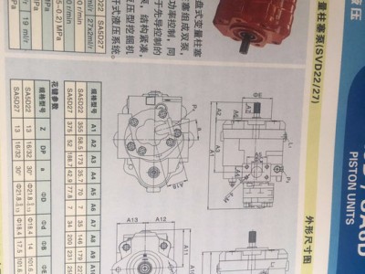 sumitomo/住友 变量柱塞泵图1