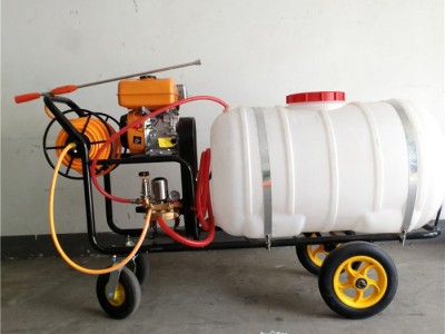 高压泵消毒机消毒喷雾器 农用高压拉管式打药机