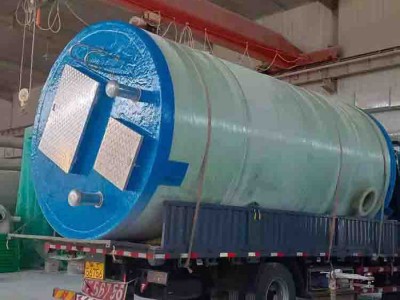 城市污水泵站 一体式提升泵站 玻璃钢泵站厂家 霆博 支持定制