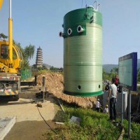一体化污水泵站 智能化预制泵站 细谈抗浮式地埋箱泵 振泽定制