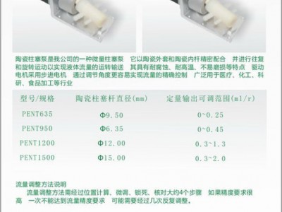 陶瓷泵  柱塞泵  计量泵图1