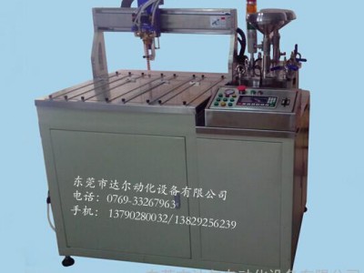 达尔高粘度胶水全自动柱塞泵双液灌胶机DR-6040