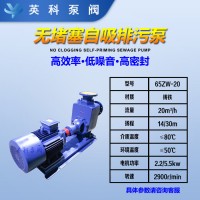 英科ZW 自吸排污泵卧式无堵塞自吸排污泵铸铁管道排污泵高效自吸排污泵防爆潜水排污泵不锈钢耐腐蚀自吸排污泵潜水排污泵液下