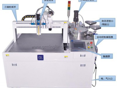 供应广州明康灌胶机 灌封机 点胶机 全自动AB胶灌胶机M700Z  柱塞泵灌胶机