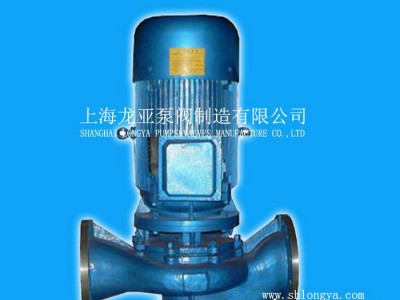 供应铸铁管道式排污泵龙亚厂家/GW型铸铁管道排污泵/排污泵图1