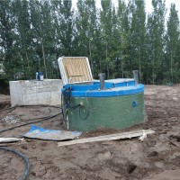广吉 地埋式排污泵 玻璃钢一体化预制泵站 一体化污水处理设备