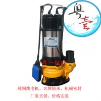 羊城WQD 单相潜水排污泵|小型不锈钢机筒潜水排污泵