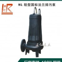 上海连仁泵业直销 WQ轻型国标法兰  手提式 排污泵 自动搅匀排污泵 连仁