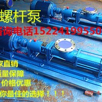 G25-2 2.2KW单螺杆泵 整体不锈钢螺杆泵 泥浆泵 浓浆泵I-1B 2.5寸