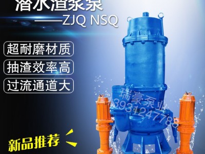 产地直销ZJQ/NSQ系列潜水渣浆泵 耐磨材质抽沙泵 电机带动泥浆泵 瑞豪泵业