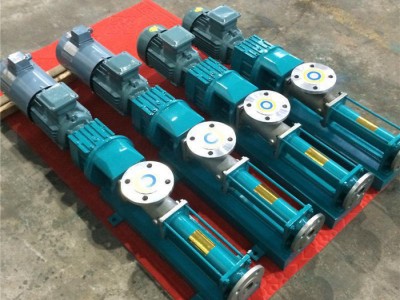 304不锈钢单螺杆泵 高粘度泵 化工污水泥浆泵输送排污g型单图1