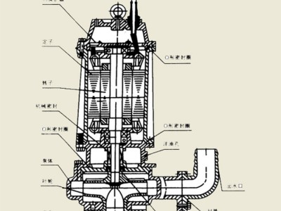 葫芦岛水泵厂 厂家直营80JYWQ50-10-3排污泵、WQ型污水污物潜水电泵、污水泵