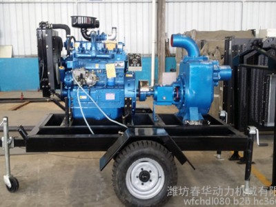 春华150ZX200-20 防汛抗旱用污水自吸泵 30KW柴油机自吸泵  柴油机水泵价格 6寸水泵自吸泵厂家图1