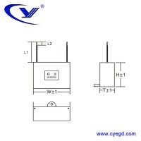 纯源【厂家批发】增压泵 电动执行器 水泵电容器定制 CBB61 3.5uF 450VAC