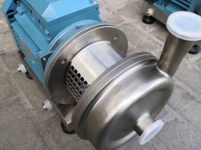 防爆卫生级离心泵 SCP20-24卫生自吸泵标准活接304不锈钢奶泵图1
