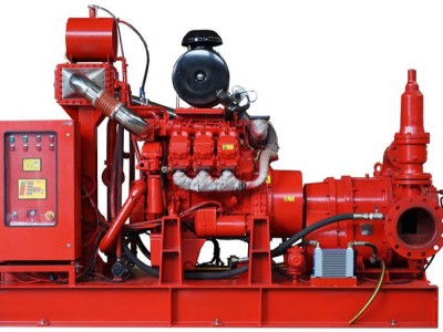 XBC8.0/120G-BYW 风冷柴油机消防泵 柴油机消防泵组双吸离心泵  CCCF认证柴油机消防泵组