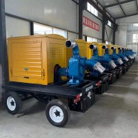 卡博恩柴油泵车 防汛排污移动泵 拖车式柴油泵车