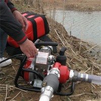 一体式自吸真空水泵汽油泵 背负式森林消防泵