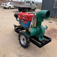 移动防汛水泵 8寸应急自吸排污柴油泵 汽油4寸自吸泵