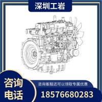 深圳工岩 4D24系列发动机 船用发动机喷油泵发动机