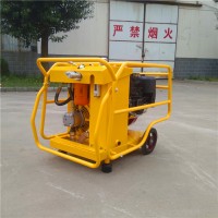 **液压动力站 18马力液压站 13hp汽油泵站驱动液压渣浆泵破碎镐使用MT
