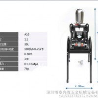 **原装铭扬A-10气动隔膜泵泵浦油漆油墨喷漆泵气泵双进双出抽油泵A-10