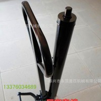 新款1吨2吨3吨手动液压装卸车升高车堆高车油泵油缸