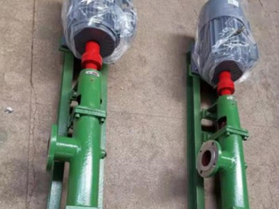 思旭 厂家耐腐蚀转子泵 立式不锈钢单螺杆泵 自吸污水污泥螺杆泵