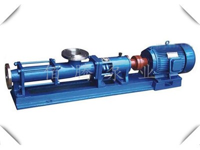 G型单螺杆泵 淤泥排污螺杆泵 专业不阻塞污水单螺杆泵