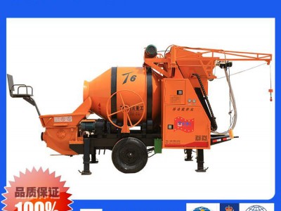 拓沃重工搅拌拖泵_抽粪真空泵农村房建施工设备施工方便灵活图1