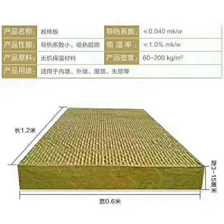 岩棉保温板 防水岩棉保温板 质量杠杠的