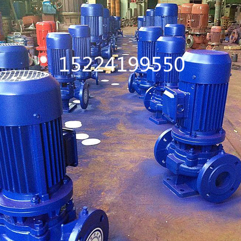 ISG80-350 55KW ISG立式管道离心泵 IRG热水循环泵/化工泵/油泵