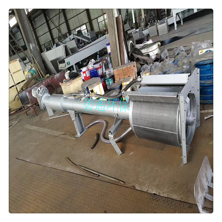 自贡管道式粉碎机 耙齿式格栅除污机 循环式不锈钢机械格栅