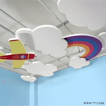 可定制  异性定制玻纤垂片 声学吸音板空间吸音体图1