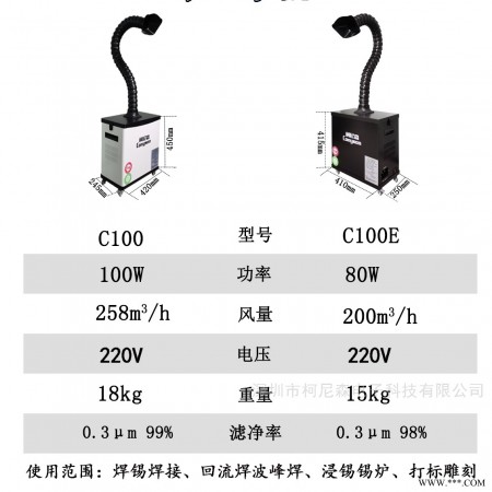 激光打标表面带油漆件去烟去味过滤吸除器图1