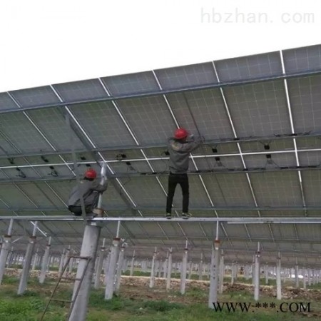 石棉现在光伏打水泥桩一米多少钱 光伏支架图1