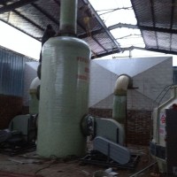 大风量玻璃钢酸雾喷淋吸收塔