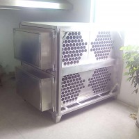 喷漆废气处理  西安移动伸缩喷漆房生产厂家